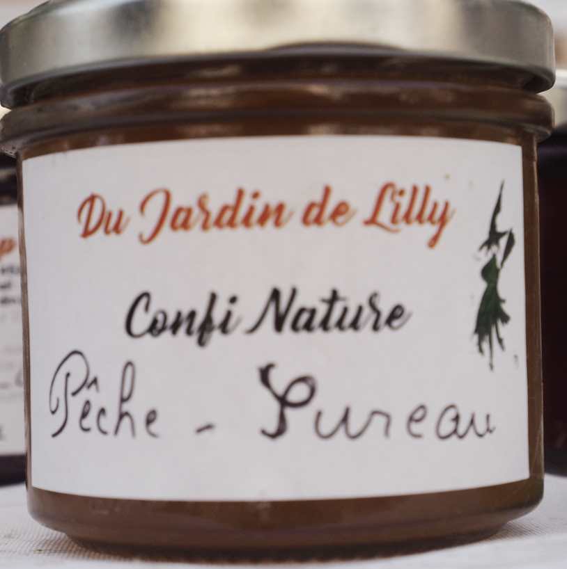 Confiture pêche sureau